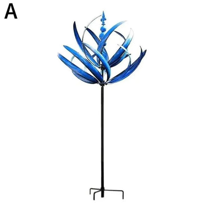 Decorative Windmill - Serene Garden Elegance with Graceful Spinning Motion 14821840912710-1