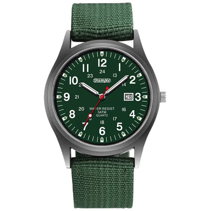Luminous Military Wristwatch with Tactical Features - Waterproof, Shock Resistant 9902979318081-1
