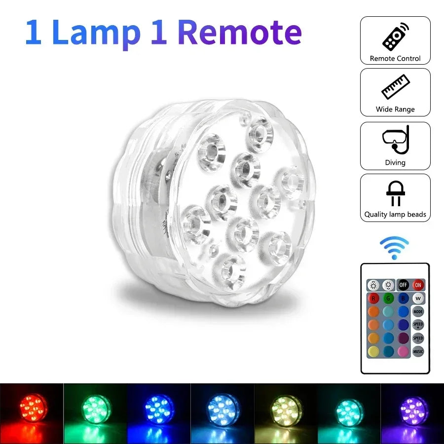 Submersible Pool Light With Remote Control 7931606335771-1