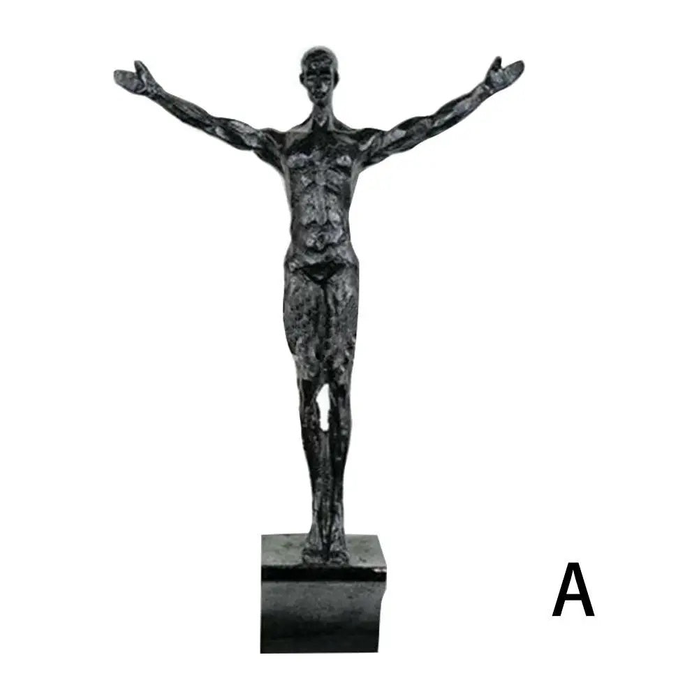 Wall Climbing Resin Sculpture Decorative Figure Home Hanging Decor 8496298688814-1