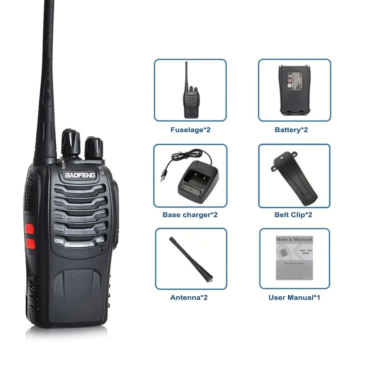 Long Range Two Way Radio Set For Outdoor Communication Activities 8450980905117-1