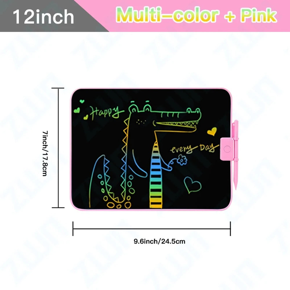 LCD Writing Tablet – Colorful Screen with One-Tap Erase & Pressure-Sensitive Drawing 9686228566358-3