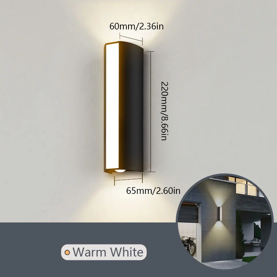 Led Waterproof Wall Lamp – Indoor & Outdoor Wall Sconce For Porch, Courtyard, Living Room, Bedroom, And Corridor Lighting (Ip65) 14984906899780-1