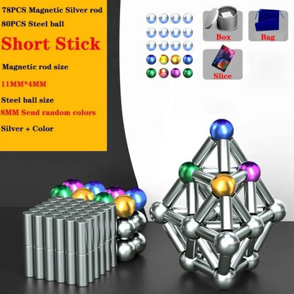 Diy Magnetic Balls And Rod Set 6850566848612-1