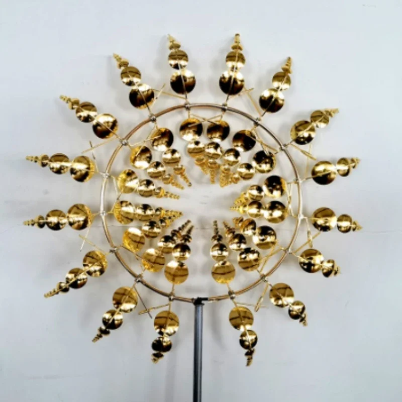 Anti-Rust Kinetic Metal Wind Spinner Windmill for Outdoor Garden Decor & Landscaping 9908747239745-1