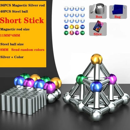 Diy Magnetic Balls And Rod Set 6850566848612-1