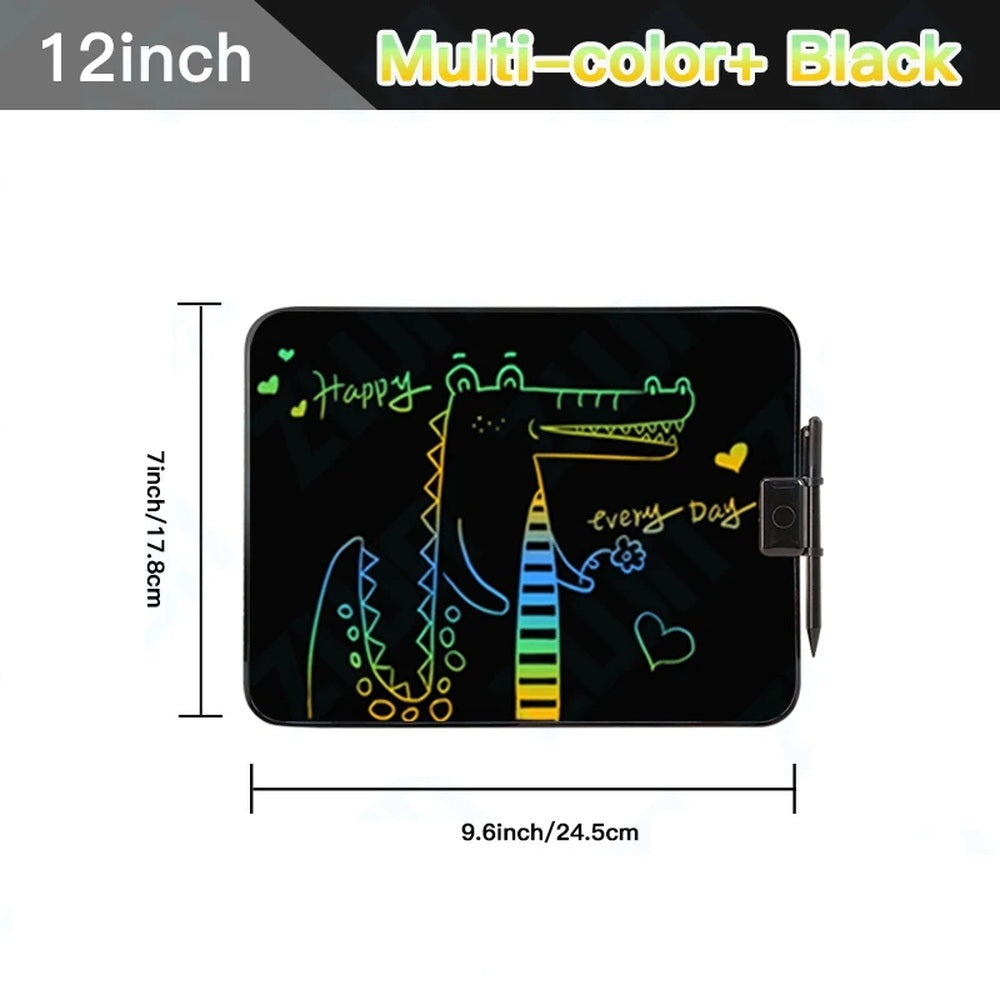 LCD Writing Tablet – Colorful Screen with One-Tap Erase & Pressure-Sensitive Drawing 9686228566358-3