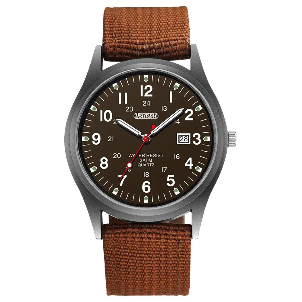 Luminous Military Wristwatch with Tactical Features - Waterproof, Shock Resistant 9902979318081-1