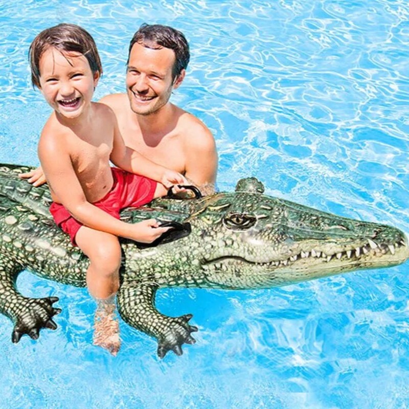 Inflatable Swim Raft Summer Pool Toys 6851461775460-1