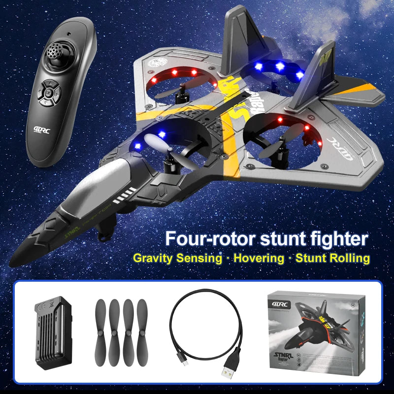 V17 Jet Fighter Stunt RC Airplane 6Y+ 7496190918791-1