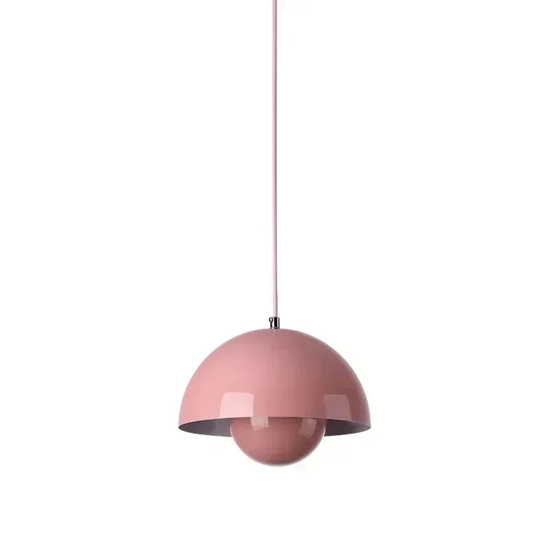 Scandinavian Style Half-Circle Chandelier – Multi-Colour LED Pendant Lighting Fixture 16cm 10215675724115-1