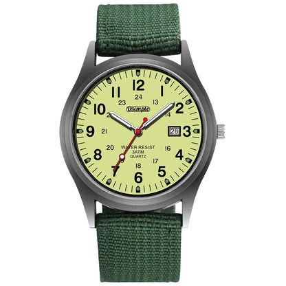 Luminous Military Wristwatch with Tactical Features - Waterproof, Shock Resistant 9902979318081-1