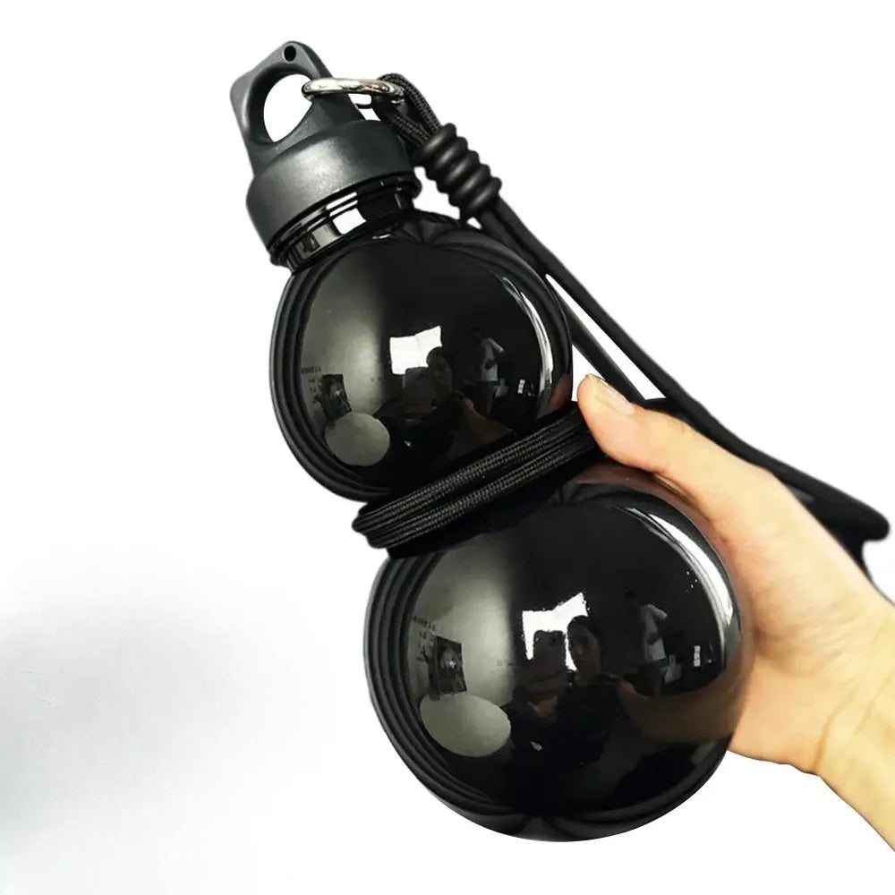 Retro Gourd-Shaped Water Bottle For Sports & Travel (800ml) 8810070114541-1