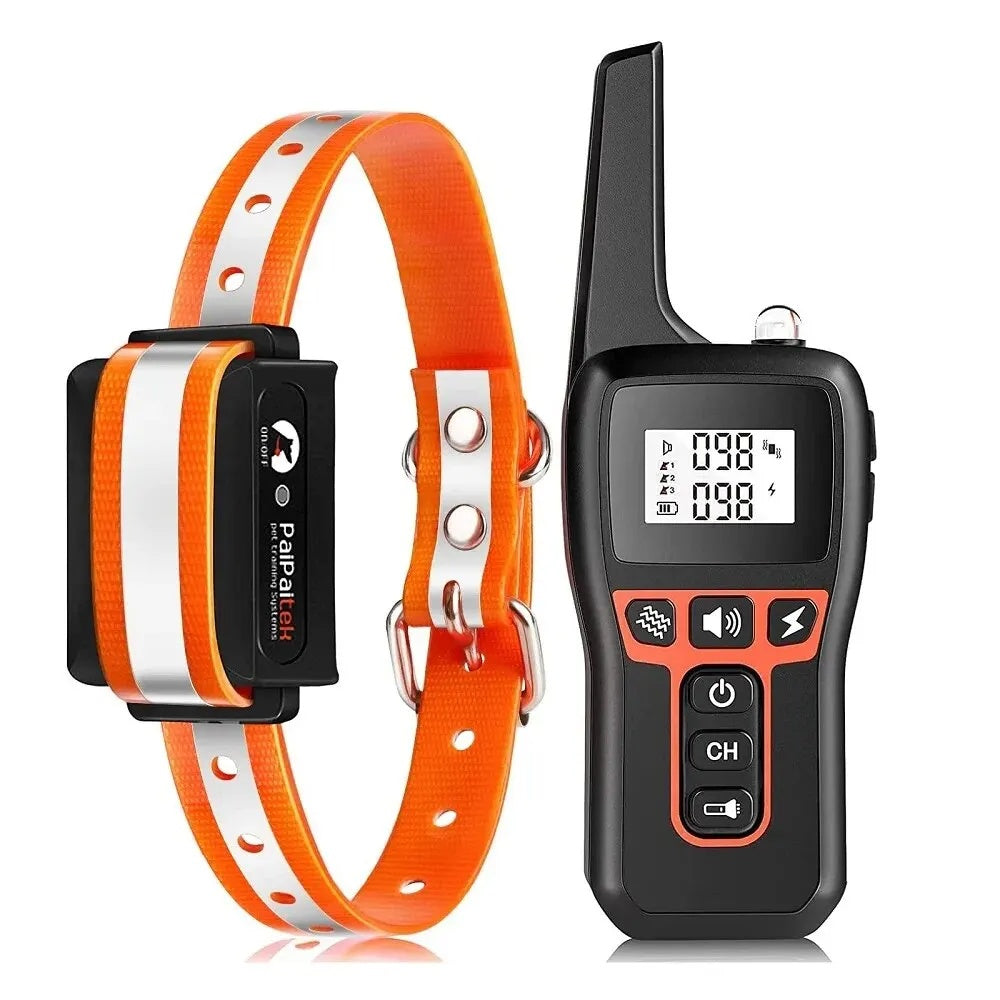 1000m Waterproof Dog Training Collar - Rechargeable, Remote Control & Adjustable for Small, Medium, and Large Dogs 9950235132225-1