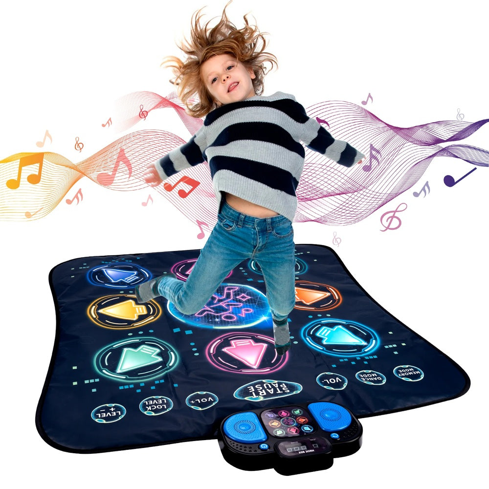 Interactive Musical Dance Mat with Game Modes for Kids, Lights, Sounds 15049081684313-1