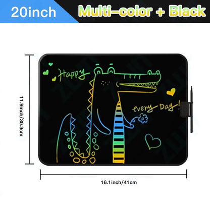 LCD Writing Tablet – Colorful Screen with One-Tap Erase & Pressure-Sensitive Drawing