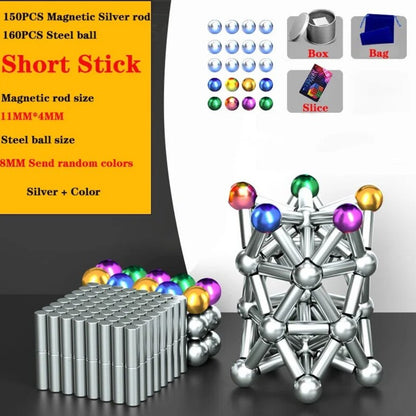 Diy Magnetic Balls And Rod Set 6850566848612-1