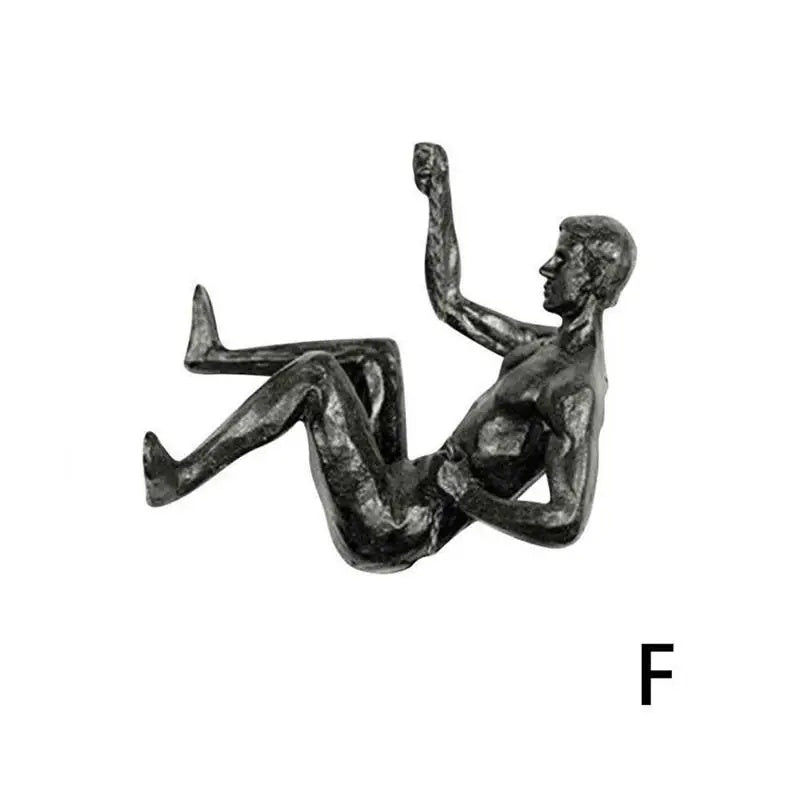 Wall Climbing Resin Sculpture Decorative Figure Home Hanging Decor 8496298688814-1