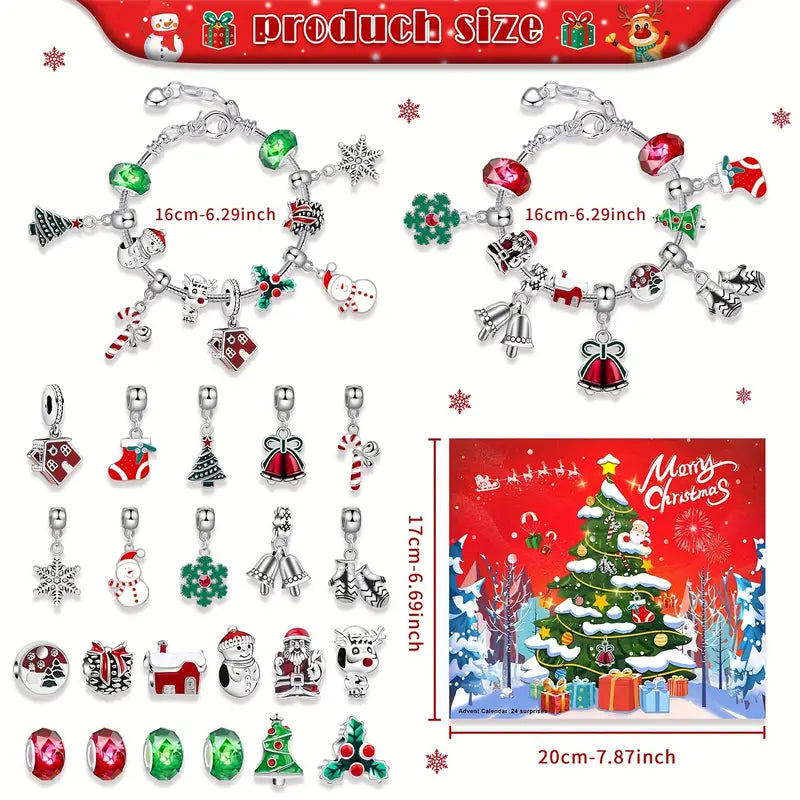 Charm Bracelet Advent Calendar Set