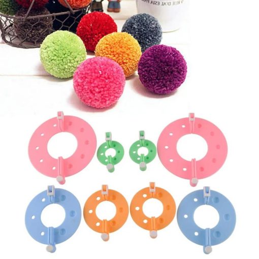 DIY Pom Pom Maker 8 Piece Set main