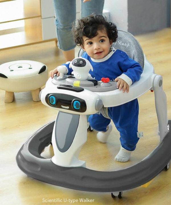 Baby Walker Anti-O-Leg Baby Children'S Multi-Functional Anti-Rollover Walker