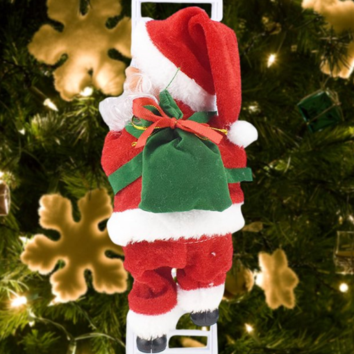 🎅Electric Santa Claus Climbing Ladder With Music