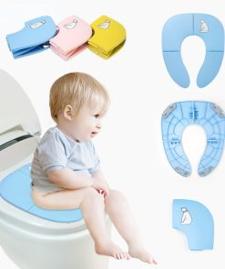 Portable Foldable Baby Toddler Potty Toilet Seat Covers Pad Cushion