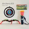 Kids Bow And Arrow Toy Set For Kids 4-6-8-12 Years Old, Archery Toy Set With Led Light - Includes 2 Bows, 20 Suction Cup Arrows, 2 Arrows And 1 Vertical Target