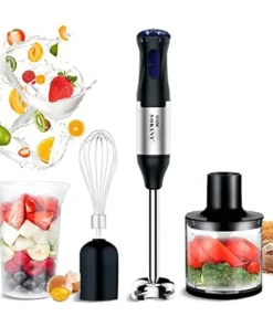 4-in-1 Multifunction Processor 1000W Electric Hand Stick Blender