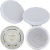 2X Moisture Resistant Ceiling Speakers 80W 8Ohm 5