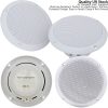 2X Moisture Resistant Ceiling Speakers 80W 8Ohm 5