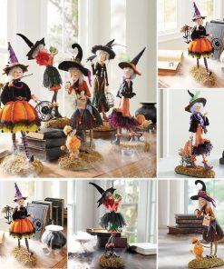 Halloween Witch Resin Ornament