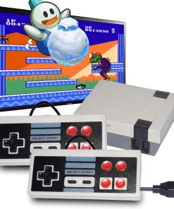 Classic Mini Console 8-Bit Video Retro Game System Built-In With 777 Classic Old-School Games Dual Players Mode Console