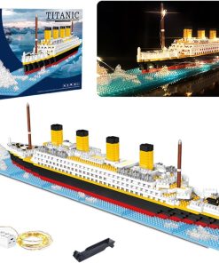 Titanic Micro Mini Building Blocks Set, 1706Pcs 3D Titanic Model Building Set Blocks