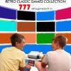 Classic Mini Console 8-Bit Video Retro Game System Built-In With 777 Classic Old-School Games Dual Players Mode Console