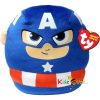 Ty Squishy Captain America- Baby Soft Plush Marvel Toy For Kids