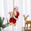 🎅Electric Santa Claus Climbing Ladder With Music