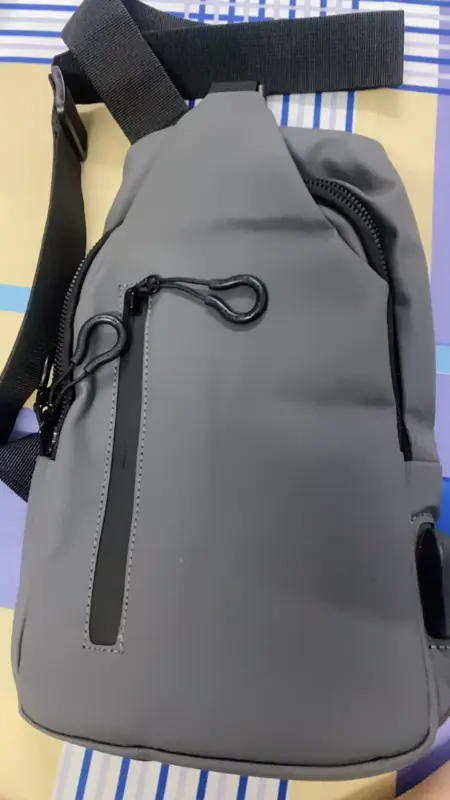 Anti-Theft Crossbody Sling Bag With Usb Charging Waterproof Shoulder Backpack photo review