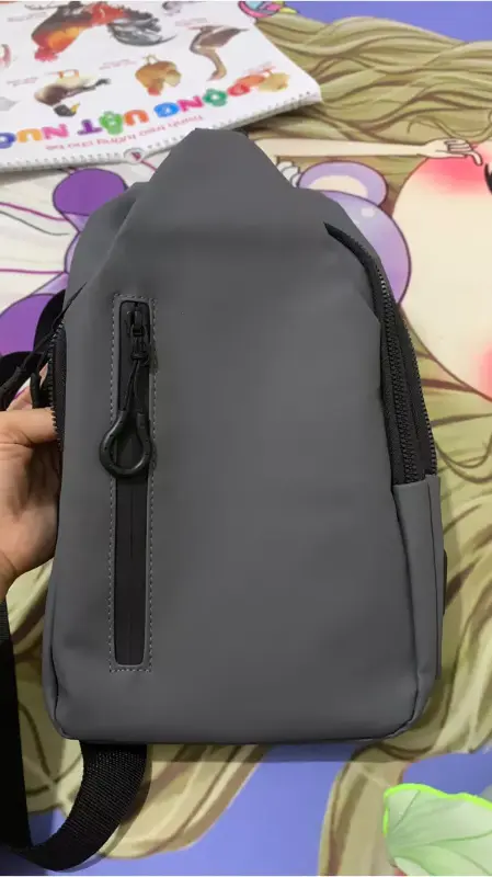 Anti-Theft Crossbody Sling Bag With Usb Charging Waterproof Shoulder Backpack photo review