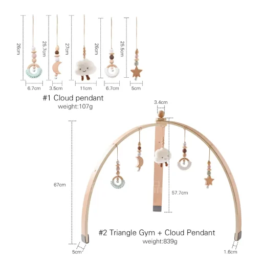 Baby Wooden Triangle Gym5