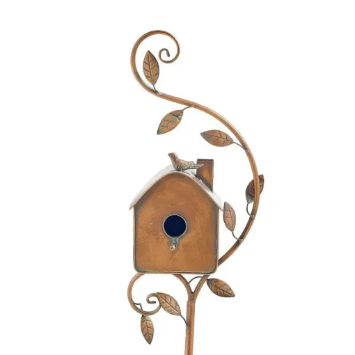 Birdhouse Garden Stakes1