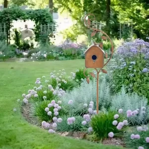 Birdhouse Garden Stakes8