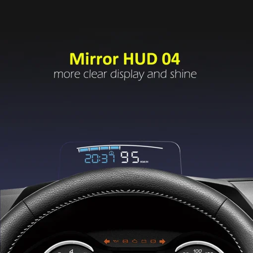 Car Head Up Display - Windshield Speed Projector Automatic Power OnOff with Your Vehicle