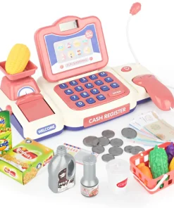 Cartoon supermarket cash register toy