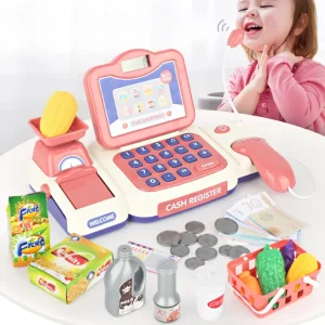 Cartoon supermarket cash register toy1