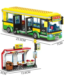 City Bus Lxa414 Block Set Fun Toy For Kids10