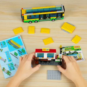 City Bus Lxa414 Block Set Fun Toy For Kids9