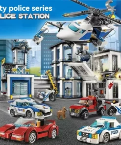 City Police Team Block Set Fun Toy For Kids