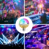 Colorful Rotating Magic Ball Light - LED Disco Ball Light for Home and Dance Parties - Party Decorations