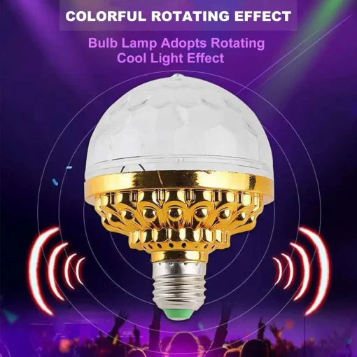 Colorful Rotating Magic Ball Light - LED Disco Ball Light for Home and Dance Parties1